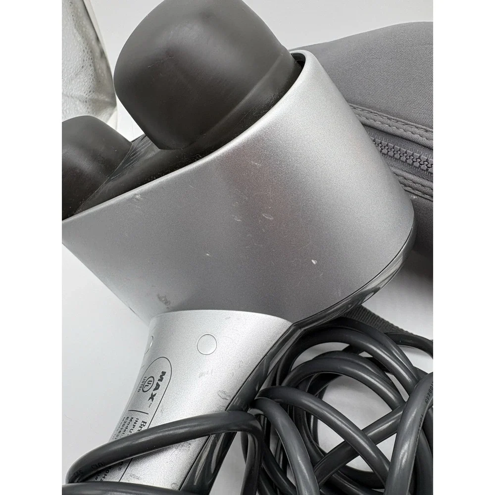 Brookstone Max BST-007 Dual Node 5 Speed 3 Program Full Body Percussion Massager